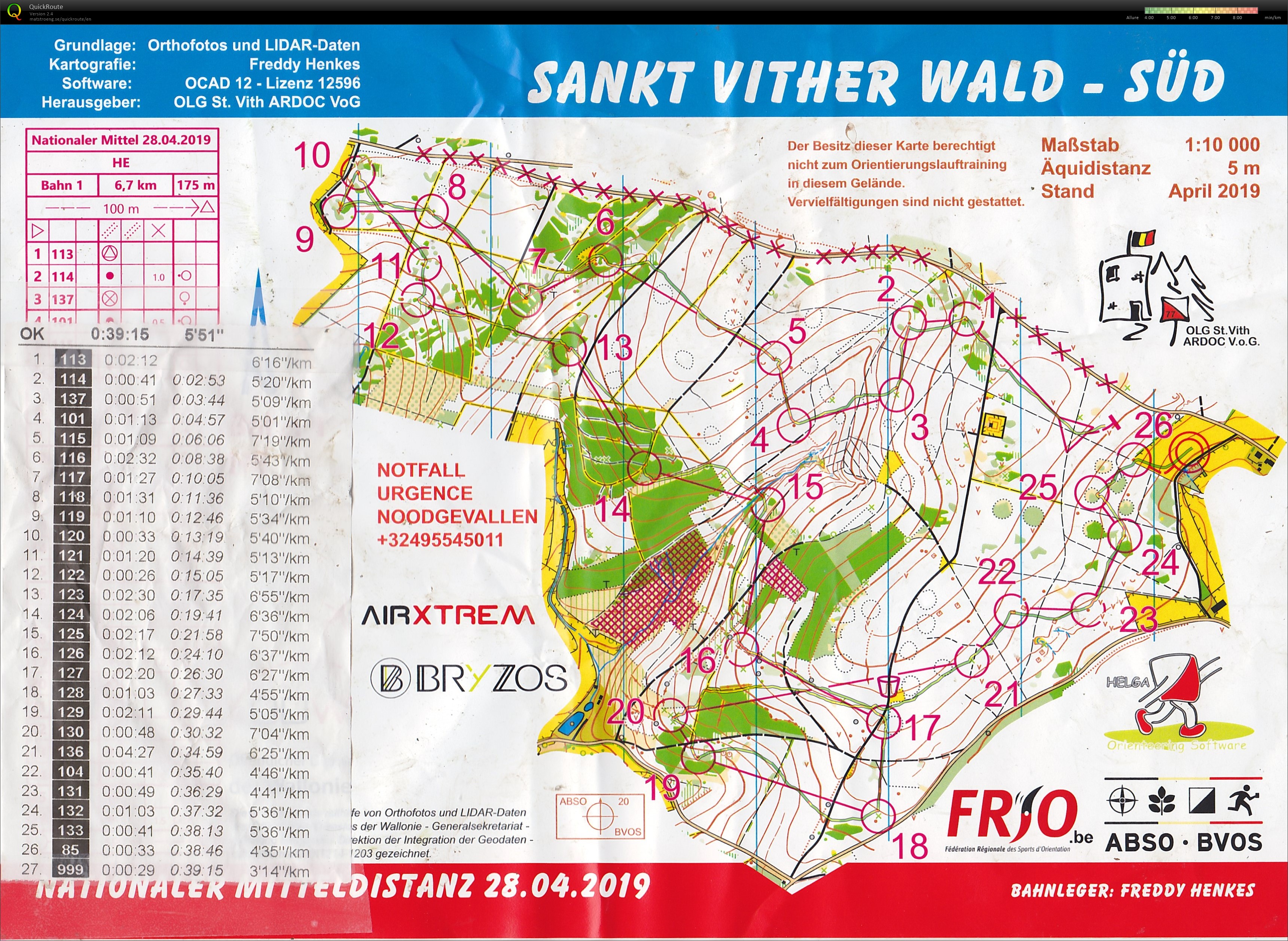 Nationale - Middle (28/04/2019)