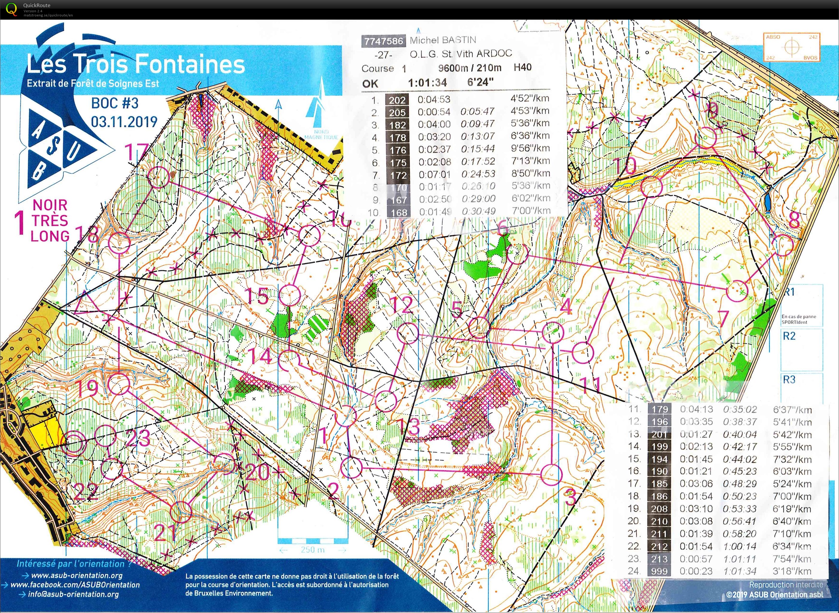 Brussels Orienteering Challenge #3 (03/11/2019)