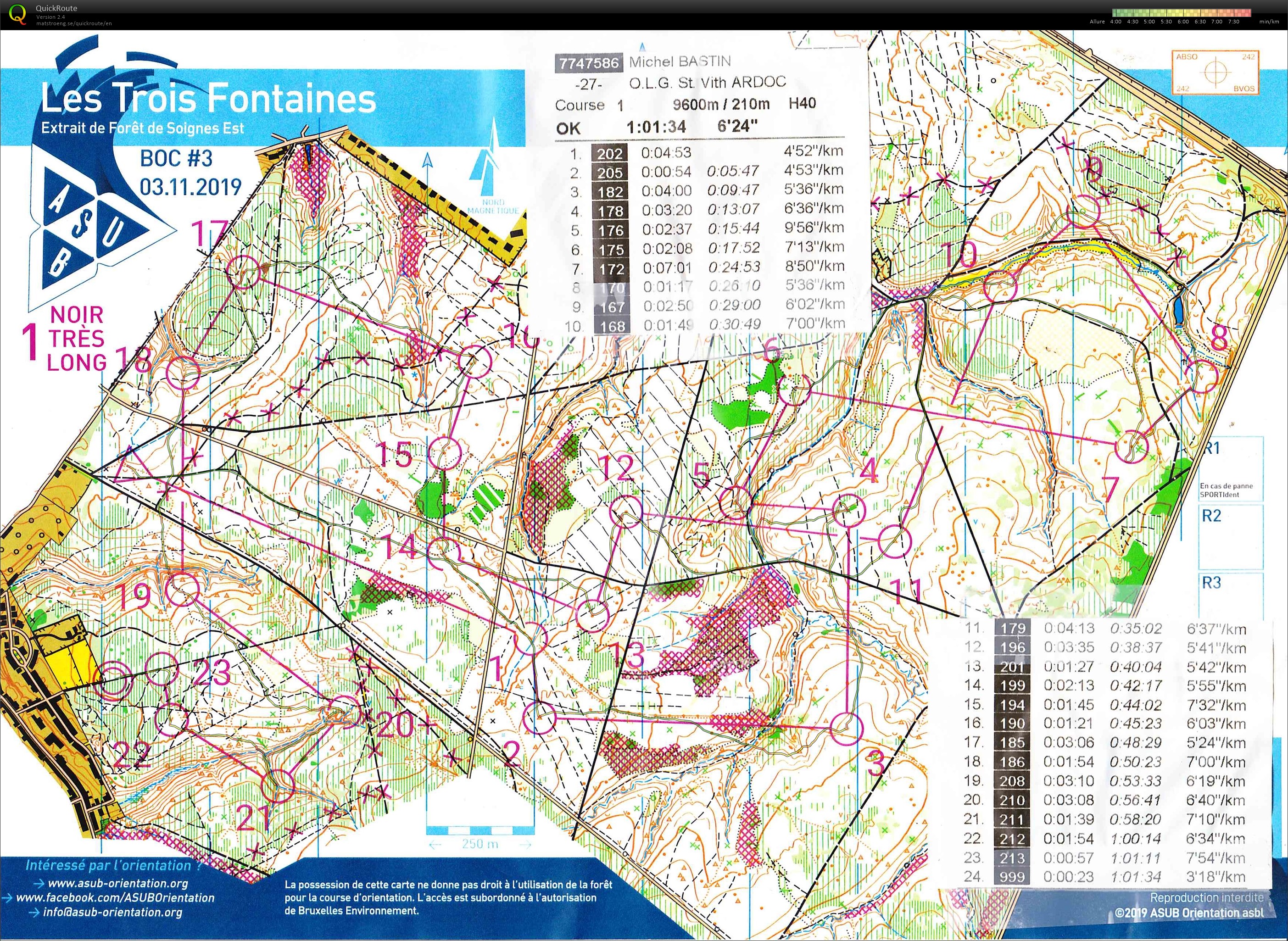 Brussels Orienteering Challenge #3 (2019-11-03)