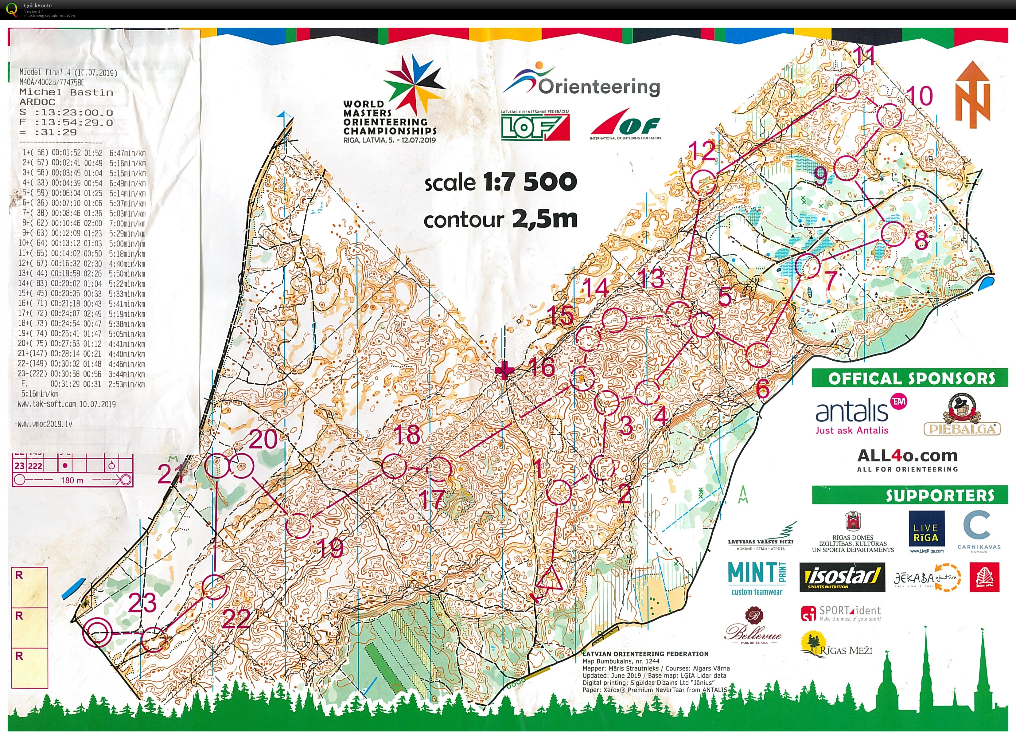 WMOC - Middle distance final (2019-07-10)