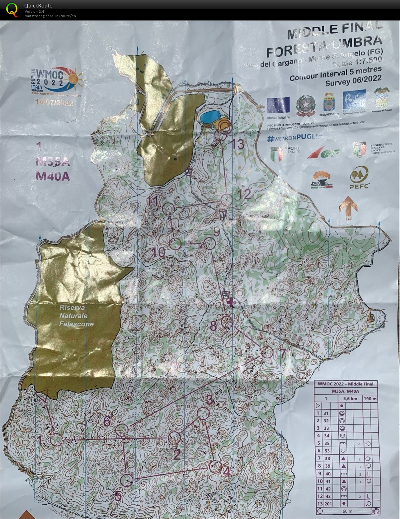 WMOC - middle final  (14/07/2022)