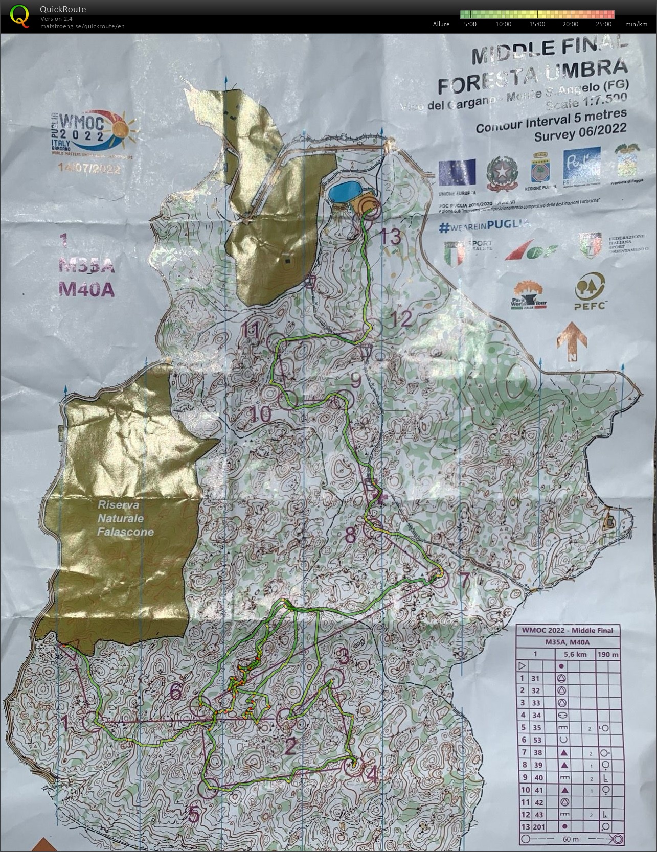 WMOC - middle final  (14/07/2022)