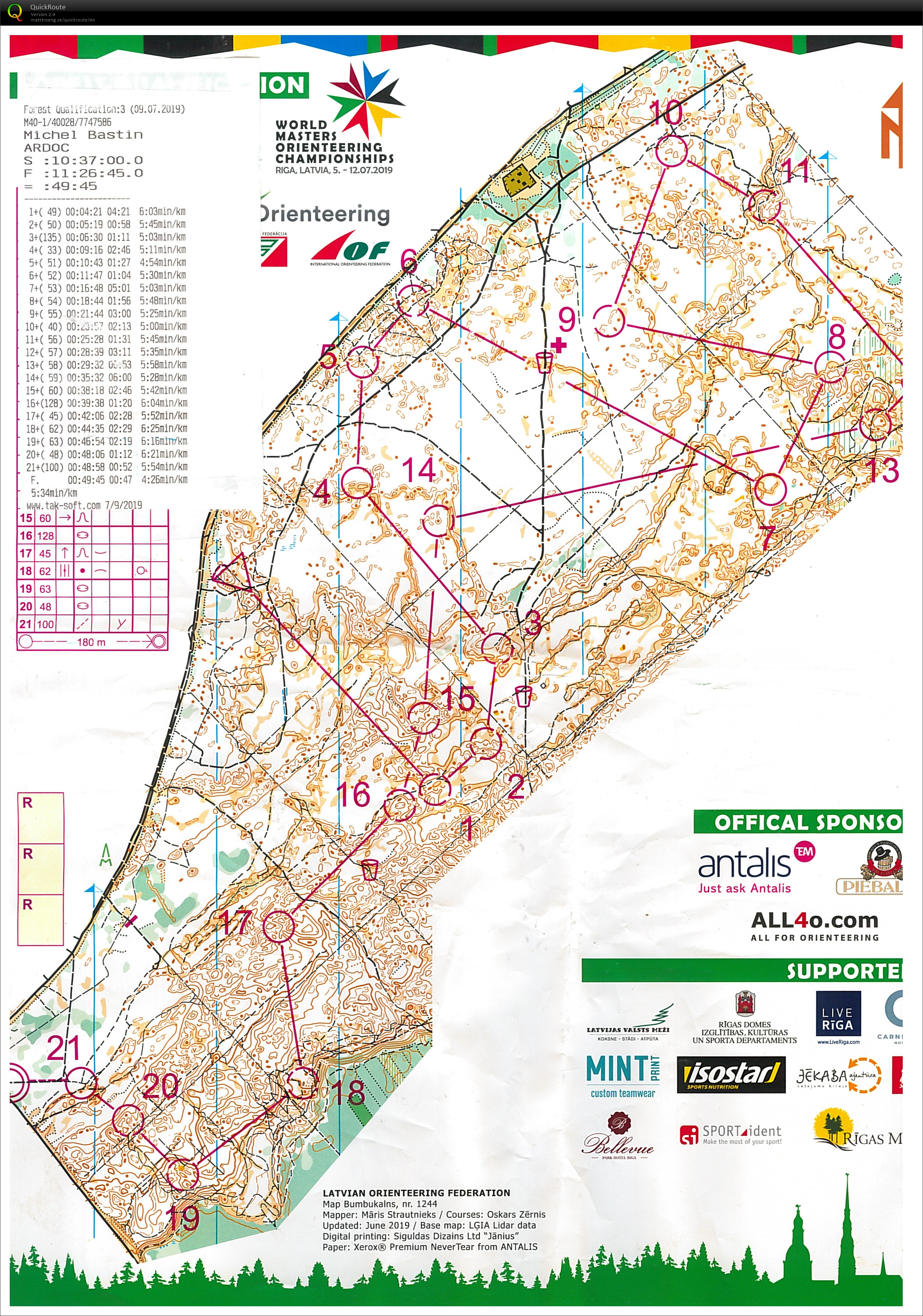 WMOC - Forest qualification (2019-07-09)