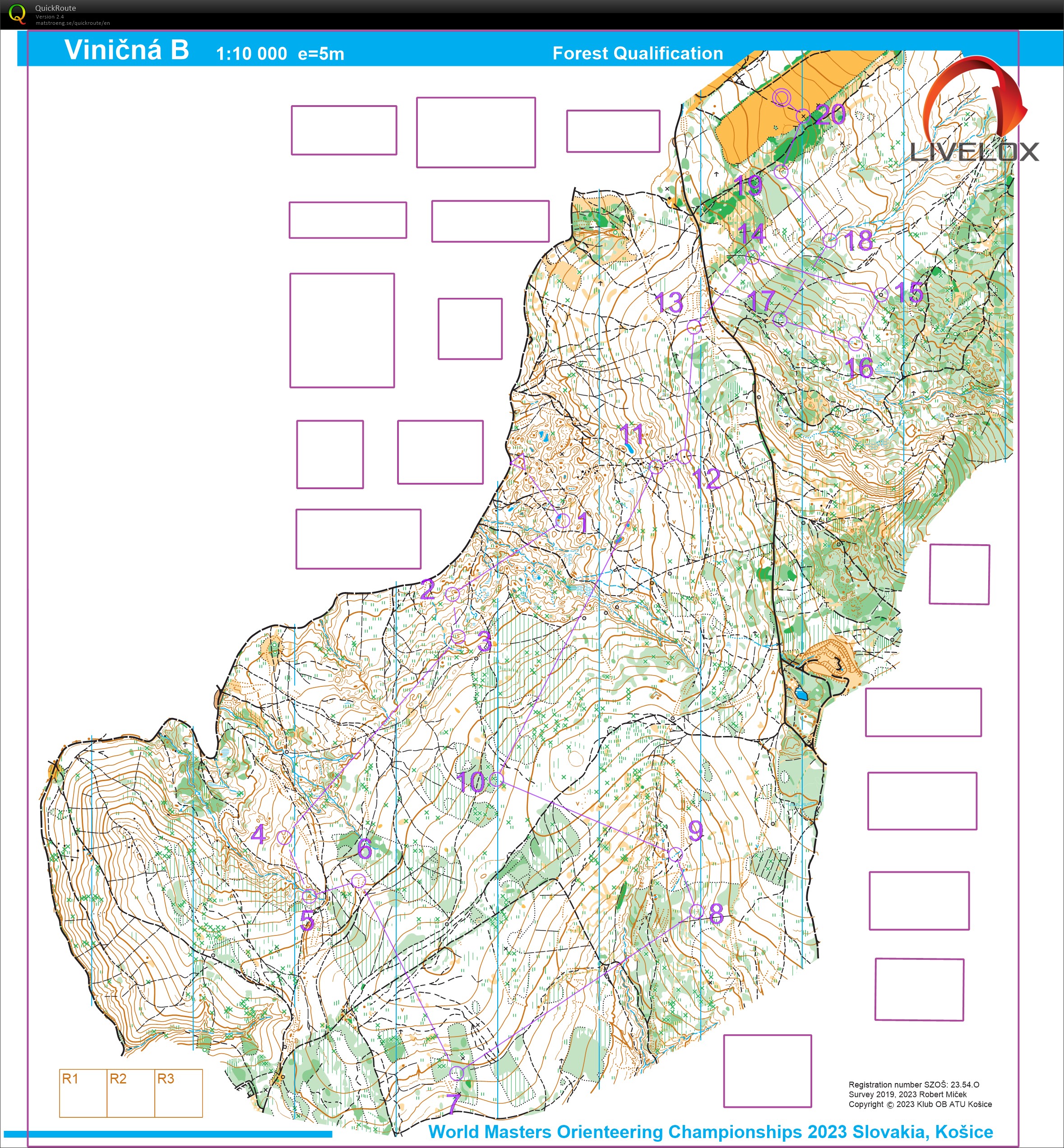 World Master Orienteering Championships - Forest Qualification (2023-08-15)