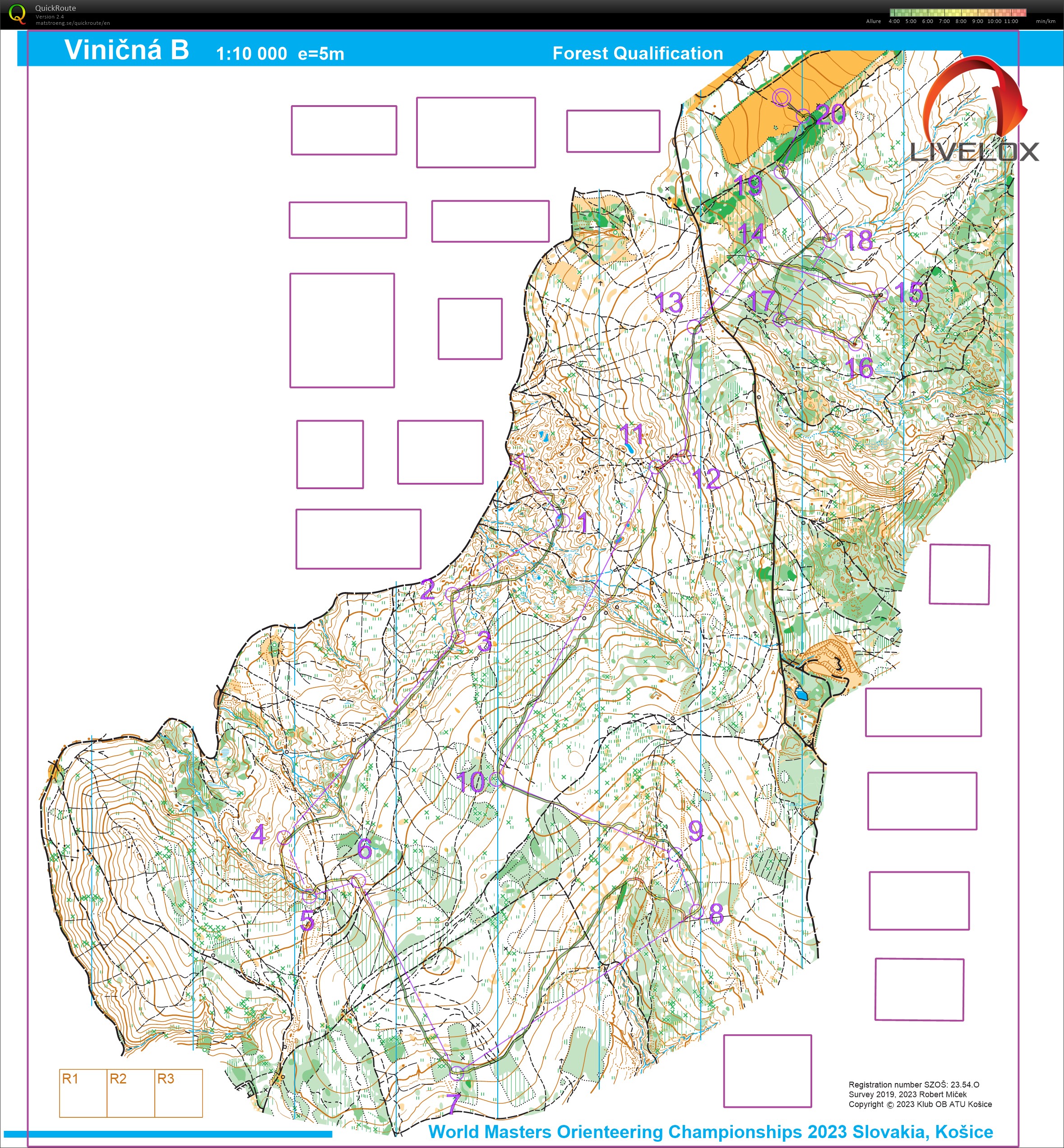 World Master Orienteering Championships - Forest Qualification (15/08/2023)